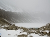 En plena tormenta de nieve
