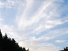 Nubes que escapan de las montañas