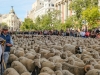 Atasco en la Gran Vía
